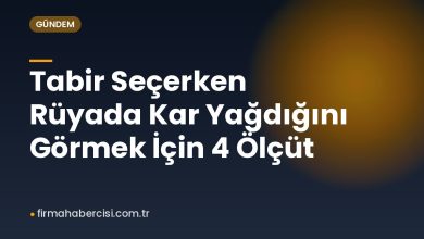 Tabir Seçerken Rüyada Kar Yağdığını Görmek İçin 4 Ölçüt
